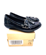 Clarks Ashland Bubble Slip-on Loafers- Black Patent Leather, US 7N - £23.39 GBP