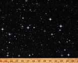 Cotton Stars Night Sky Starry Sky Galaxy Outer Space Fabric Print BTY D7... - $14.95