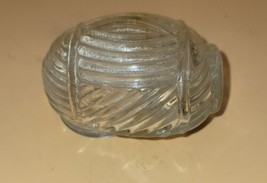 Vintage Glass Bird Feeder Food Holder for Bird Cage Egg Basket Shaped Marked USA - £11.61 GBP