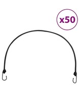 vidaXL Bungee Cords with Reflective Strips and Hooks 50 pcs 39.4 &quot; - $4,418.67 MXN