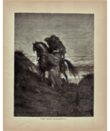 1890 Gustave Dore Victorian Woodcut Print Good Samaritan Story Of Jesus ... - $91.12 CAD