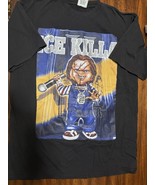Chucky Horror Film Ice Killa First Choice Shirt Sz 2XL Bling Stones chil... - $39.92 CAD