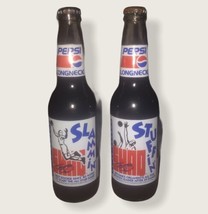 Shaquille O’neal Pepsi Shaq Attack Paq “Slammin” & “Stuffin” Full Pepsi Bottles - $18.40