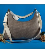 Calvin Klein Monogram Shoulder Bag And Crossbody Bag Strap Color Light B... - $1,918.29 MXN