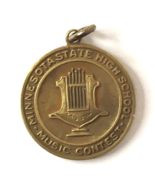 1930 Minnesota State High School Music Contest Medal Gold Filled French ... - £54.92 GBP