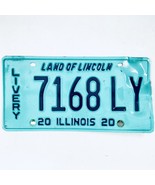 2020 United States Illinois Land of Lincoln Livery License Plate 7168 LY - $20.22 CAD