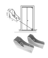 Closet Door Savers Bi-Fold Closet Door Pivot Pin Repair Kit - White - €24,07 EUR
