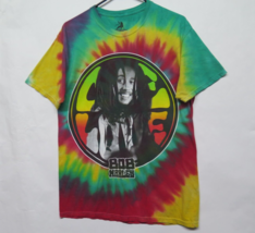 Bob Marley T Shirt Zion Rootswear Tie Dye Size M Top Rock One Love - $23.70
