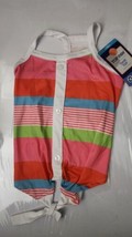 Top Paw Small Knot Dog Pet Pink Striped Tank Top - £7.91 GBP