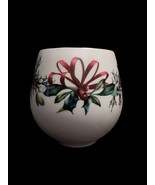 Lenox Say It With Silk Collection Mini Cachepot/ Votive Green Holly And ... - $272.32 MXN