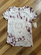 NWT MUDD Junior Crew Neck Tie Dyed Top, Size Small, Retail $24.00 - $221.14 MXN