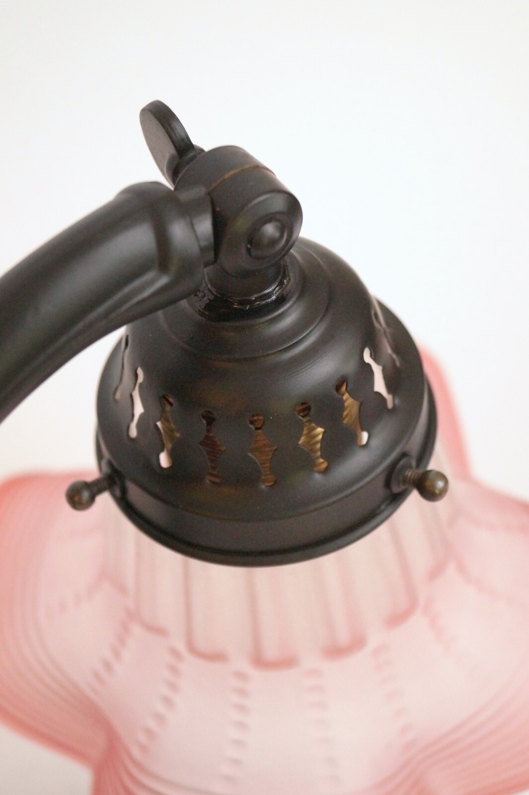 Romantic Original Art Nouveau Table Lamp " Litte Maiden " Shabby Chic Piano Item image 12
