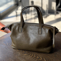 Dumpling Bag Genuine Leather Refined Grace Women&#39;s Bag First Layer Leather One-S - £81.54 GBP