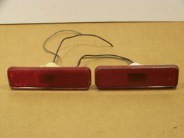 1973 Dodge Charger Red &amp; Amber Side Marker Lights Oem Combined For Customer - £60.17 GBP