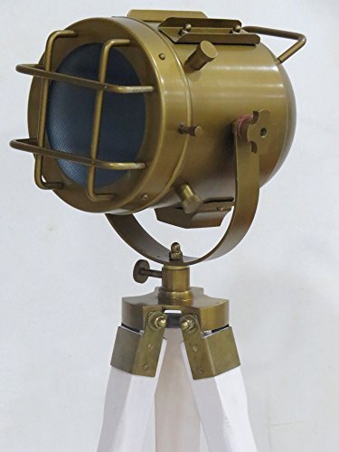 Brass Antique Tripod Floor Lamp Base By NauticalMart
