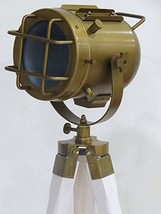Brass Antique Tripod Floor Lamp Base By NauticalMart - $98.01