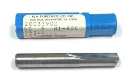 R (.339&quot;) Carbide Straight Flute Drill 135 Degree MA Ford 20033900 - $36.96
