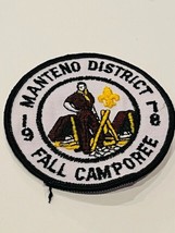 Boy Scouts Cub Girl Patch Vtg Council Badge Memorabilia 1978 Manteno Cam... - £13.20 GBP