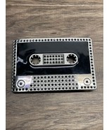 Cassette Tape Enamel Rhinestone Belt Buckle Retro 80s Urbanwear Hip Hop ... - $187.20 MXN