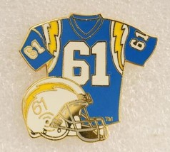 NFL Football Jewelry Fan Apparel LA Rams 61 Jersey Pin Parker Collins 1286/1961 - $12.61