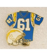 NFL Football Jewelry Fan Apparel LA Rams 61 Jersey Pin Parker Collins 12... - £9.91 GBP