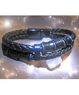 Haunted BRACELET PROTECTION AGAINST CURSES MAGICK LEATHER WITCH Cassia4 - $2,488.58 MXN