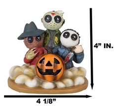 Pinheadz Voodoo Monsters Horror Trio Freddy Jason Myers Murder Terror Figurine - £25.57 GBP