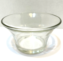Vintage Heavy Glass Serving Bowl Bell Shaped 7 x 4 inches - $14.58