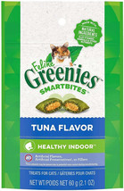 Greenies SmartBites Healthy Indoor Tuna Cat Treats - Fibre-Rich, Low-Calorie Rew - £6.19 GBP+