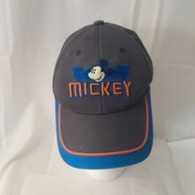 Vintage Youth Walt Disney World Mickey SPELLOUT Cap Hat Adjustable Snapback - £14.20 GBP