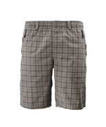 Boy&#39;s Classic Elastic Waist Striped Plaid Casual Kids Khaki Shorts - XL - $376.79 MXN