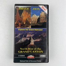 Bryce, Zion &amp; Grand Canyon North Rim VHS Video Tape - £7.90 GBP