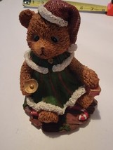 Collectible Christmas Figure Figurine Holiday Resin Decor Bear - $13.88