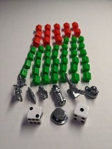 Lot Of (60) Monopoly Player Pieces House Hotels - £23.70 GBP