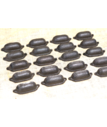 20 CAST IRON BROWN ORNATE PULLS DRAWER CABINET BIN HANDLES RUSTIC VINTAGE - €34,74 EUR