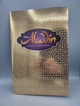 Disney Aladdin Broadway Musical Theatre Gold Cover Souvenir Brochure Pro... - $8.30