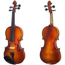 4/4 Full Size Solidwood Violin w Rosin, Case, Bow, String, Mute and Tuner - £60.93 GBP