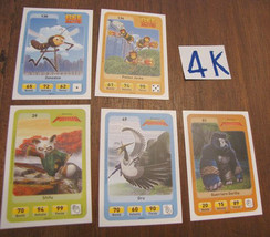 5 NEW 39 49 51 130 134 Dreamworks Heroes Paper Figure Exselunga Card-
sh... - $13.04