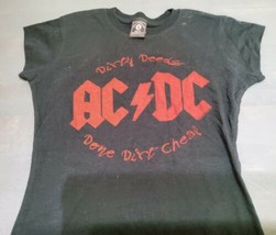 AC/DC Dirty Deeds Rockware Anthill Trading Women’s Black Shirt Size Medium - $23.19