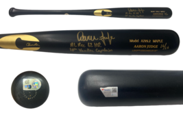 Aaron Judge Autographed &quot;16th Yankee Captain&quot; Game Model Bat Fanatics LE... - £2,828.32 GBP