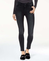 M1858 Juniors Kristen Mid Rise Skinny Jeans Color Black Size 6/28 - £55.17 GBP