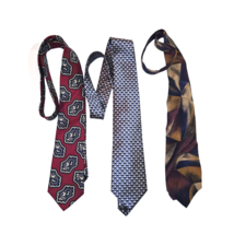 3 LOT - TIE TIES - COVINGTON - SY&#39;S TIES - Silk-ITALY-California - San F... - $20.92