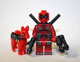 PLTOYS Deadpool Play Arts Kai with dog Minifigure Custom US Toy - £4.83 GBP