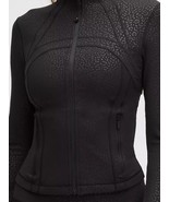 LULULEMON Define Cropped Jacket Nulu Leopard Daisy Emboss Black 0 2 4 6 ... - $2,824.23 MXN