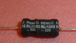 NEW 5PCS Power Line Chokes RENCO RL1283-220 IC 220 µH +-15% TINNED COPPE... - $14.00