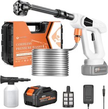 Cordless Pressure Washer Battery Powerd With Foam, Battery And Charger I... - $51.99