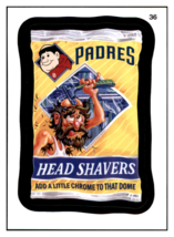 2016 Topps MLB Wacky
  Packages Padres Head Shavers   San
  Diego Padres Basebal - £1.33 GBP