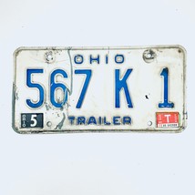 United States Ohio Wayne County Trailer License Plate 567 K 1 - $11.87