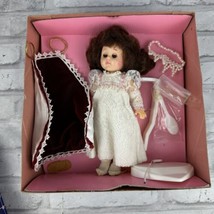 Vogue Ginny Doll 1986 Princess Queen With Crown Cape Brunette In Origina... - $16.25