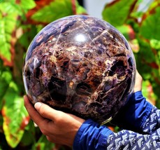 Nature Print Giant 8.26&quot; Auralite 23 Sphere, Crystal Ball, Crystal Healing - £790.57 GBP